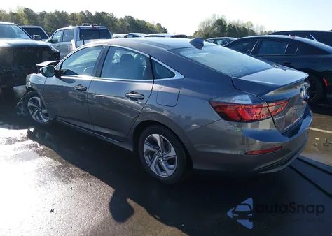 2020 Honda Insight Ex from USA, damaged, VIN 19XZE4F56LE009509